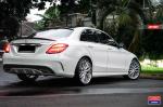 Mercedes-Benz C250 AMG Line on Vossen Wheels (VWS-2) 2016 года